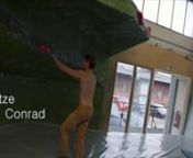 In diesem Video löst der Weltcupteilnehmer Matze Conrad in der Linie 7 einen seiner geschraubten Boulder. nMatze hat im Rahmen der Hard Moves Qualifikationsrunde in der Linie 7 für ordentliche