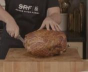 Carving a bone-in ham is simple and easy when you follow the method shown in this video from Snake River Farms.