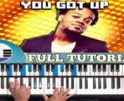 Travis Greene YOU GOT UP easy gospel piano tutorial.nnLearn how to play on piano keyboard YOU GOT UP by Travis Greene from THE HILL album. In this tutorial we do a preview cover of YOU GOT up, and then in the piano tutorial portion of the lesson we breakdown all of the easy chord progressions and runs note by note.