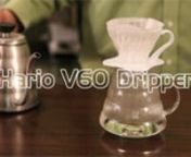 How to guide for Hario V60 Coffee Dripper produced exclusively for Artazza by Gabriel Rodriguez. Artazza wishes to thank Edwin Martinez of Finca Vista Hermosa and Hario USA for his demonstration of the Hario V60 Coffee Dripper. Video is copyright by www.Artazza.com and Westport E-Business LLC.nnHario products available at www.Artazza.com.