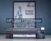 Building on the success of the proven HP Latex 3000 Printer series, the 126-inch (3.2-meter) HP Latex 1500 Printer offers a robust, affordable super-wide printing solution, providing fast turnarounds on a broad range of indoor and outdoor applications, including PVC banners, self-adhesive vinyl, textiles and double-sided prints.(1)(2)nnAdditionally, the HP Latex 1500 Printer helps PSPs reduce running costs and stay in control for both long and short runs, achieving more unattended printing with