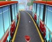 Bus Rush is an amazing running game for Android. Run along the craziest scenarios in the Bus Rush City. Drag to jump or slide and to move left or right. Avoid hitting trucks, buses and subway trains. Run around the Bus Rush city, subway, forest and beach and gather all the coins you can.nnIn this exciting runner game, you can choose among 10 different characters to play with. Surf the Bus Rush city with Roy, Zoey, Darryl, Katie, or any of your favorite characters! Also, you can customize your vi