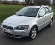Silver Volvo V50 2.0D Turbo Diesel SE 6 Speed Estate Full Leather Heated Seats Winter Pack Full Service HistorynnSee our latest Volvo stock: http://www.mccarthycars.co.uk/used-cars/volvonnMcCarthy Cars 72-74 Mitcham Road, CroydonnnMcCarthy Cars are an award winning, family-run used car dealer based in Croydon, London. We offer an extensive range of quality used cars for sale.nnWe have over 200 used cars in stock. We offer finance, part exchange and offer 4 years RAC Platinum Parts and Labour War