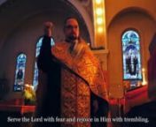 I filmed and edited all content in this music video.nThe Basilica Cathedral Choir, and Minnesota Eastern Orthodox Christian Clergy Association Choir (MEOCCA) present: Sergei Rachmaninoff&#39;s All-Night Vigil (Opus 37) Mvt. 3 Блажен муж (Blessed is the Man).nDirected by Sara Ann Pogorely and Teri LarsonnThe musical score for Rachmaninoff’s All-Night Vigil (Vespers) is published by Musica Russica (www.musicarussica.com)