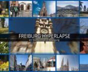 English:nnThis is the result of a Time - &amp; Hyperlapse project from spring 2014.nThe Freiburg based Filmproduction Agency, Blendkultur, invited me to produce a Hyperlapse City Portrait of Freiburg (Germany).nnAll the sequences have been taken between march and april in 2014.nThe stabilisation and edit had to wait until more recources became available this year.nnYou see famous places and sights of Freiburg like the