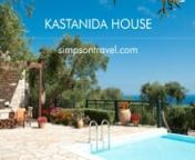 At the end of a small country lane on the west coast of Paxos lies Kastanida House, where you are instantly immersed in the natural beauty of this magical island. Nestled amongst ancient olive trees, with the deep blue of the Ionian Sea as a backdrop, this delightful Paxiot house is a very special place. The outdoor area allows you to absorb the tranquillity of the locale, whether you are relaxing in the sun next to the refreshing infinity pool or reading a book in the balmy shade of the expansi