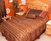 Southwestern bedspreads from Mission Del Rey, for southwest bedspreads, western bedding and rustic cabin and lodge style home decor.