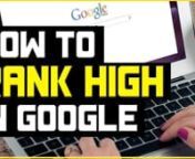 SEO (Search Engine Optimization) tutorial for beginners. In this video, you will learn all the necessary SEO techniques to rank your websites high in Google search engine. All the training is provided in a step-by-step newbie friendly way. nnAn ideal guide for anyone who is new to the web and doesn&#39;t want to spend countless hours jumping from one website to another trying to find the right SEO information!nnI will explain all the necessary basics by optimizing my website, and through informative