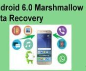 Download Links:nhttp://www.jihosoft.com/android/android-phone-recovery.htmlnnhttp://www.jihosoft.com/mac/android-recovery-mac.htmlnnRelated Blogs:nhttp://samsung-deleted-data-recovery.blogspot.com/nnhttp://recover-data-from-android.blogspot.com/nnAccidentally lost data after Android 6.0 updates and want to find deleted files on Android? Do not worry. This video will help you recover data after Android 6.0 update. You can try this free android data recovery software.nnIt can help recover lost And