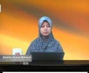 Sinar Nurani Ep10: Akhlak Wanita Muslim - bersama Ustazah Bazliah Mahmud.