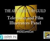 Learn from illustrators who work on movies and TV shows for DC Comics and Marvel, including Andrea Depaso, (Guardians of the Galaxy Vol 2, Jungle Book), Warren Drummond (Agents of S.H.I.E.L.D, Straight Outta Compton),5:31 David E. Duncan (Spiderman: Homecoming, Iron Man 2), Ed Natividad (Justice League, Suicide Squad). Moderated by Tim Burgard (Independence Day: Resurgence, Jurassic World).