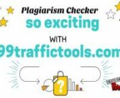 99traffictools.com provides the best tools for seo professionals online. There are wide range of tools such as plagiarism checker, article rewriter, xml sitemap generator, robots. txt generator, etcnnCheck Out : http://99traffictools.com/plagiarism-checkern-- Created using PowToon -- Free sign up at http://www.powtoon.com/ -- Create animated videos and animated presentations for free.PowToon is a free tool that allows you to develop cool animated clips and animated presentations for your websi