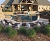 Here is the first production pool from one of our popular free form pool designs.Finished in September of 2015 while Oxford Homes was building this incredible Brent Gibson Classic Design custom home in the new,