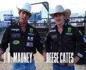 World champion bullrider JB Mauney and top pro Reese Cates make a bet, and the loser will get