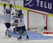 Minttu Tuominen scored the only shootout goal as Finland defeated Russia 3-2 in the third game at the Malmo Isstadion on Saturday.