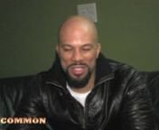 Actor and hip-hop recording artist Common sits down with QN5 recording artist Substantial after a performance in Baltimore, MD at the Sonar. Common speaks about his parent’s influences, DMV artist and talks about his favorite rappers of today. Thank you for viewing please comment.