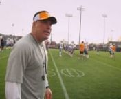 Tennessee Football coach Butch Jones LOVES Rocky Top, but this video shows us a song NOT on his Greatest-Hits Playlist.