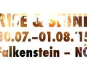 teaser for the 5th anniversary of the legendary &#39;risevisualized with footage and impressions of the last year. &#39;rise &amp; shine&#39; is austrias first dub, roots and soundsystem culture festival, established by austria&#39;s dub-ambassadors &#39;shalamanda hifi&#39;u2028n---u2028nRISE &amp; SHINE 2015u2028n-nu202830.07. – 01.08. 15u2028nFalkenstein, Lower Austriau2028n-nChannel One Soundsystem (UK)nMad Professor (UK)nDub Judah (UK)nSister Aisha (UK)nNoel Ellis (JA)nBlackboard Jungle Soundsystem (FR)nRoots