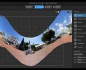 Estas son las opciones de modificación con Image Composite Editor (ICE) para la panorámica de 360° del Casco Antiguo de Ciudad de Panamá