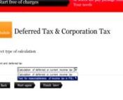 In this tutorial video you will see how to calculate deferred income taxnnSee more at: http://24ivalue.com/module/cit/nn