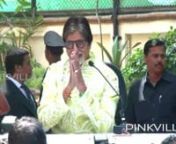 Amitabh Bachchan celebrates his 73rd birthday with media and fans from amitabh bachchan