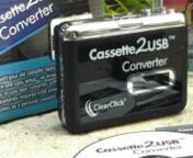 With the Cassette2USB Converter, you can easily transfer your old cassette tapes to MP3 or CD.nnFor more information, please visit www.Cassette2USB.com.