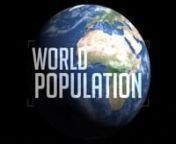 Watch human population grow from 1 CE to present and see projected growth in under six minutes. One dot = 1 million people.nn© Population Connection, 2015.