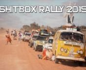 Shitbox Rally 2015 saw almost 500 people travel from Canberra ACT to Townsville QLD via the Birdsville track. A 3600km journey over 7 days in cars worth less than &#36;1000! This year we broke a new fundraising record raising over &#36;1.4 million for the Cancer Council, an incredible effort by all the teams. For the first time we have also released one long video documenting all the mayhem from the road, where just like the rally, there are no breaks from start to finish. For more on Shitbox Rally visi