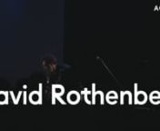 David Rothenberg performed live at the vs. Interpretation Festival on 19 July 2014 at NoD in Prague.nnDavid Rothenberg has long been interested in the musicality of sounds made by inhabitants of the animal world. He has jammed live with lyrebirds, broadcast his clarinet underwater for humpback whales, and covered himself in thirteen-year cicadas to wail away inside a wash of white noise.nnRothenberg presents a musical trajectory through several of his favorite species, revealing their distinct a