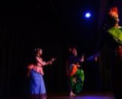 Debanjana Roy, Krishnakali Dasgupta and Debanjali Biswas dance Prabandha Nartan choreographed by Oja Bipin Singh in Manipuri, one of the classical forms of India.