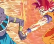 Goku SSJ GOD vs Beerus Full Fight from ssj