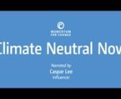 Climate Neutral Now recognizes efforts by individuals, companies and governments that are achieving real results in transitioning to climate neutrality, implemented with UN Climate Change&#39;s Climate Neutral Now initiative. Narrated by Caspar Lee, YouTube star and social media influencer, it tells the story of the winners of the 2018 Momentum for Change Awards, in the Climate Neutral Now category.nnCreating the Greenest Football Club in the World - Forest Green Rovers &#124; United KingdomnThe Forest G