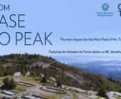 For those of you who want to learn more about the Mt. Tamalpais West Peak restoration process, here is the 2nd part in the 3-part series of discussions about it at the Marin Art &amp; Garden Center. This part focusses on how the restoration of the Mt. Tamalpais Air Force Station&#39;s