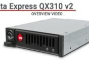 CRU brings its expertise in constructing rugged, reliable removable drives to the world of PCIe/NVMe SSDs with the Data Express QX310 v2. Built for installation in 3.5” drive bays, the QX310 v2 combines the extraordinary performance of M.2 and U.2 SSDs with the security, flexibility, and utility of removable drives. With the QX310 v2 it is easy to eject, swap, transport, or secure data stored on PCIe/NVMe SSDs.nnPRODUCT PAGEnhttps://www.cru-inc.com/products/dataexpress/qx310/nnRUGGED AND RELIA