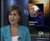 See my talent as a TV journalist with these clips from my experience as a sports anchor for Channel 9 News in Raleigh, NC.