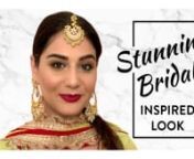 Punjabi weddings are known for their pomp and colorful wedding rituals. Punjab is one of the states that has the richest and most colorful traditions for brides. So all the Punjabi desi brides-to-be who are looking for some kind of inspiration for bridal makeup, you have come to the right place. nSteal the thunder with our Indian Bridal Makeup Tutorial inspired by Punjabi Brides. nnGet this look by shopping all our products below:nPOWDER MAGIC – GOLDMINEnBuy now: https://www.myglamm.com/produc
