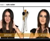 Watch Makeup Expert Mansi Kothari teach you how to achieve the perfect glitter eyes with Style Cracker&#39;s content editor - Anushka. This trend is here to stay!nnProducts Used During The Makeup Tutorial:nnChisel It - Game Face - (3 in 1 Yellowish-Orange Highlighter + Pink Blush + Brown Bronzer) - https://www.myglamm.com/product/chisel-it-game-face.htmlnnCHISEL IT BLUSH BRUSH Brush for Shading &amp; Highlighting Cheeks - https://www.myglamm.com/product/chisel-it-blush-brush.htmlnnAll Eye Need Taper