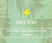 Don’t Wear Your Raincoat In The Shower - a DisruptHR talk by Gary Vien - Chief Administration Officer at Suncoast Credit UnionnnDisruptHR Tampa 1.0 - May 3, 2018 in Tampa, FL #DisruptHRTampa