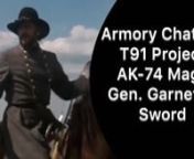 Armory Chat 41: AK-74 mags, IFAK, T91 Parts, Gen. Garnett’s Sword.nnViewer mail:nTAPCO AK-74 mags.nFirst aid kit for new range.nMore parts for the T91 project.nGeneral Garnett’s Sword.nnMarkynWww.john1911.comn“Shooting Guns &amp; Having Fun”nnnnnnnnGunblog: www.john1911.comnInstagram:https://www.instagram.com/john1911.co...nTwitter:https://twitter.com/tacticaltshirt1nYoutube: youtube.com/c/John1911GunBlognVimeo: https://vimeo.com/user48336811nFacebook: https://www.facebook.com/John19