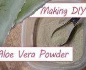 Let&#39;s jump right into making Aloe Vera Powder at home. If you&#39;re looking for 100% natural aloe vera powder and you&#39;re not sure you want to go to this much effort then you can easily buy it herennhttps://amzn.to/2ts37q3nnFor the article related to this videonhttps://thermalmermaid.com/blog/how-to-make-your-own-aloe-vera-powder/nnThis video is for entertainment, but if you would like the full recipe to print out at home and a step by step video tutorial then come on over to the Thermal Mermaid Lea