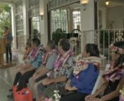 Kealakehe Intermediate School teacher Mathieu Williams was named the 2019 Hawaii State Teacher of the Year. Williams received the state&#39;s top teaching award from Governor David Ige and Superintendent Dr. Christina Kishimoto during a ceremony held at Washington Place this afternoon.