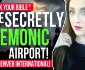 Silicon Valley&#39;s richest CEO&#39;s don&#39;t want you to know about this secret Illuminati airport that you&#39;ve never heard of - and it&#39;s NOT DENVER INTERNATIONAL!nEpisode 27 03292017nAirport officials don&#39;t want you to know about the secret seances (Not DENVER AIRPORT)nnYou&#39;ve heard of the Denver Airport Illuminati conspiracy, but you don&#39;t know about this secret hotbed of occult activity by Silion Valley&#39;s richest CEO&#39;s! nOn this episode of #CrackYourBible vlog, follow me as I go to San Francisco Inter