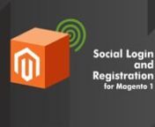 Giving customers the option to register or login via social media is an easy way to increase engagement and user experience.nnThe Social Login Popup Extension replaces the default login and registration screen in your Magento® store with a popup login box that gives customers the option to register and login using social media accounts on Facebook and Google without navigating away from the store page.nnFacebook and Google connect allows customers to easily and quickly register with your Magent