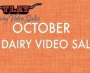 JOIN US OCT. 5 , 2018 FOR THE TLAY OCTOBER DAIRY VIDEO SALE!