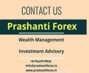 Prashanti Forex is giving investors a new innovative way to grow their Wealth. Invest in India&#39;s Biggest P2P platformand Earn upto 24%return on your investmentsnnFor Detailsnn+91 84528 08533ninfo@prashantiforex.in