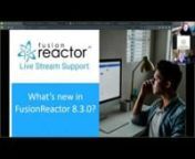 FusionReactor release 8.3 has Improved alerting, Event Snapshots, improved Cloud UI and more.nnThis live stream recording demonstrates the improvements in this release and takes a look at FusionReactor Clouds improvements.nnFusionReactor 8.3 has new CPU alerts in crash protection. We have redeveloped Event Snapshot for ColdFusion users which means that it no longer courses server issues. FusionReactor Cloud now lets you choose your theme and gives you better warning notifications. As well as a h
