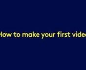 How to make your first video with Biteable from background