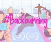 #Backburning is a short animated film adaption of Australian author Kathryn Fry&#39;s text, &#39;Caught Up&#39;. The text has been adapted in a satirical way to highlight the hypocrisy and performative wokeness that social media users, and in particular influencers, exhibit when serious issues arise in society. We represented this through one instance of our main character, Peachy, capitalising on the devastating bushfires in Australia to promote her social media presence.