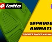 Lotto Sports shoes modelling in 3ds max nfor texturing I have used Photoshop.nThis Lotto shoes animation is made for STAR CJ channel in 2015