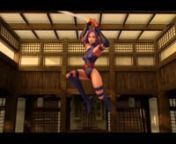My name is René Ramírez. I animated this Psylocke rig in a dojo setting, I believe it&#39;s the same dojo from The Matrix. When I saw a video of @thesamurider on Instagram, my first thought was to re-create it in 3D with Psylocke. nnHope you enjoy and thanks for watching.nnModel made by Dan EdernRigged by Truongnnhttps://freemusicarchive.org/nMusic by IndikingsnSong Title - Ninja